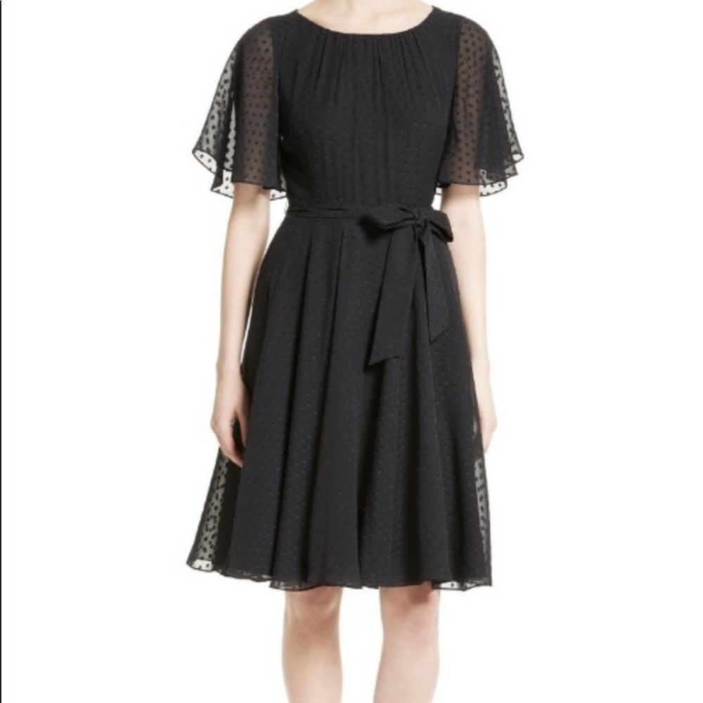 Kate Spade Black Midi Dress